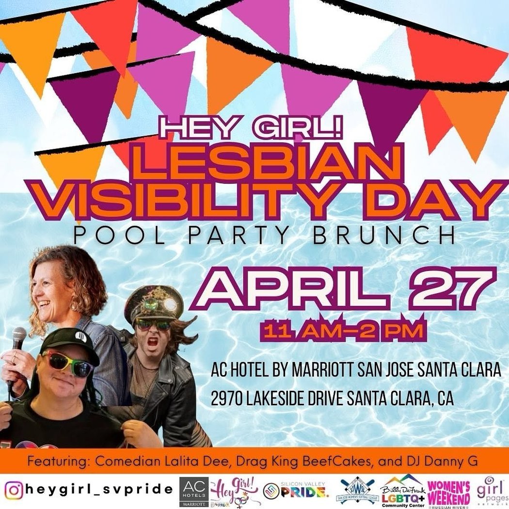 Hey Girl! Lesbian Visibility Day Pool Party Brunch 1