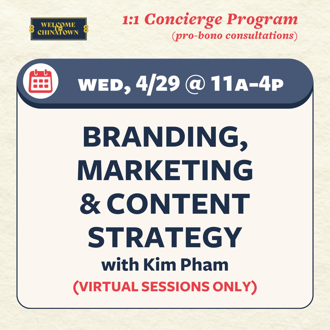 Branding, Marketing and Content Strategy Consultations with Kim Pham 1