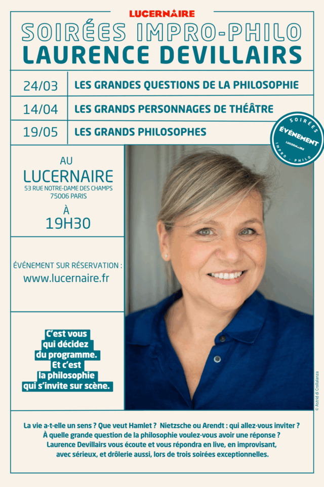 Soirées Impro-Philo avec Laurence Devillairs 1