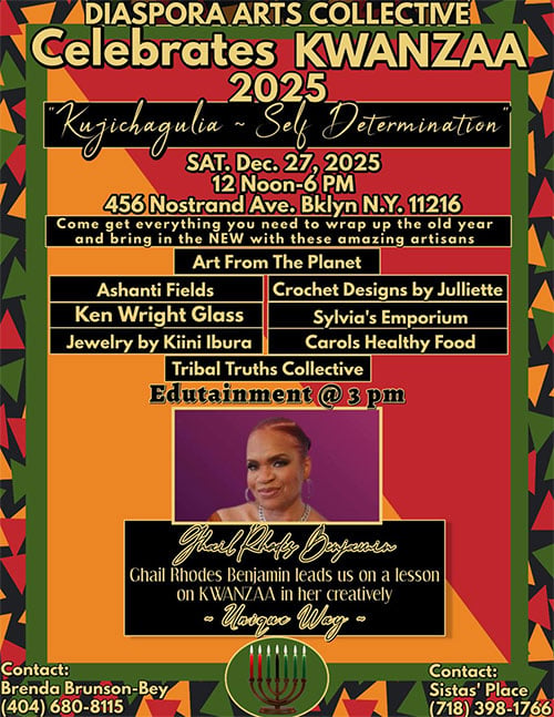 Diaspora Arts Collective Celebrates Kwanzaa 2025 1