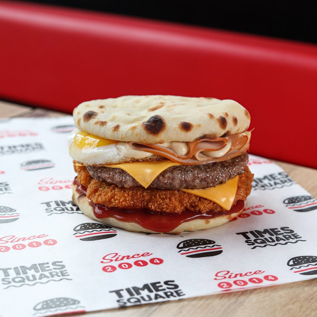 Times Square® - Vitry sur seine 94 I Restaurant de hamburgers I Smash burgers I Naan Burgers I Naan'Dwich 1