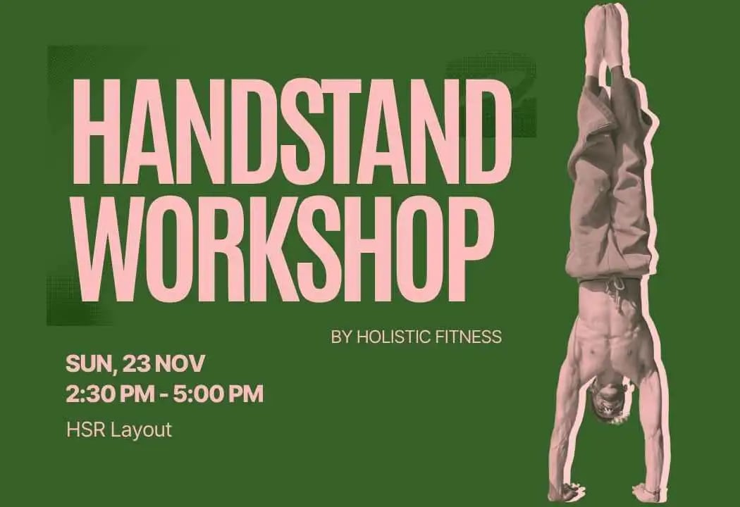 Handstand Workshop by Holistic Fitness 1