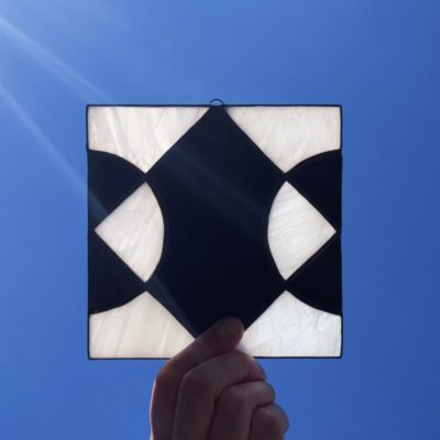 Stained Glass Sun Catcher with Jessica Black 1