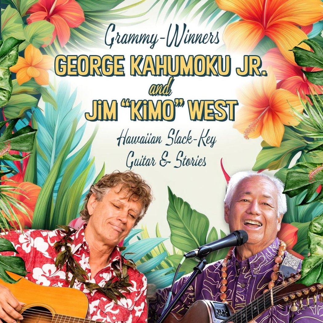 George Kahumoku Jr. and Jim 'Kimo' West, Hawaiian Slack-Key and Stories 1