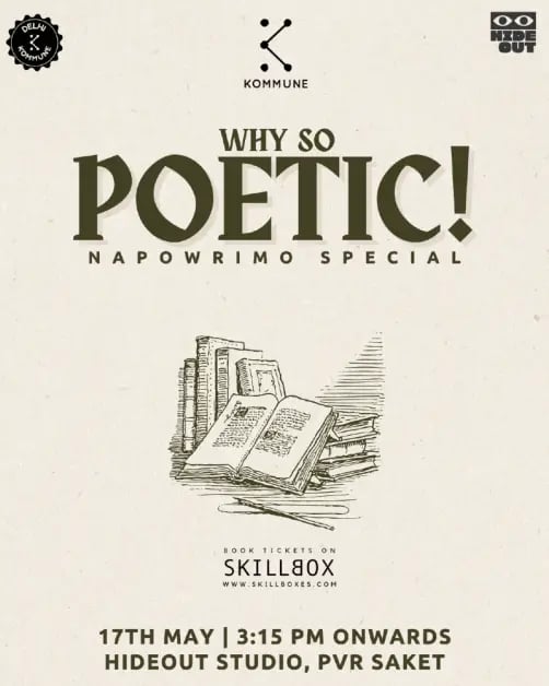 Why So Poetic: A Poetry & Music Showcase 1