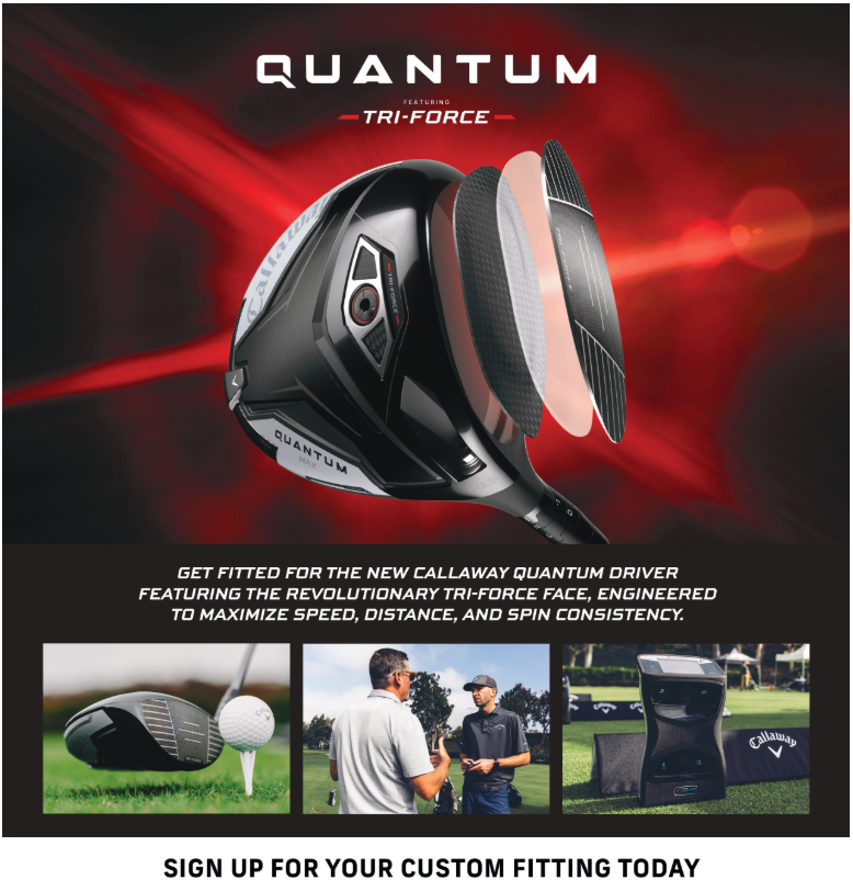 Callaway Quantum Driver Fitting Event 1