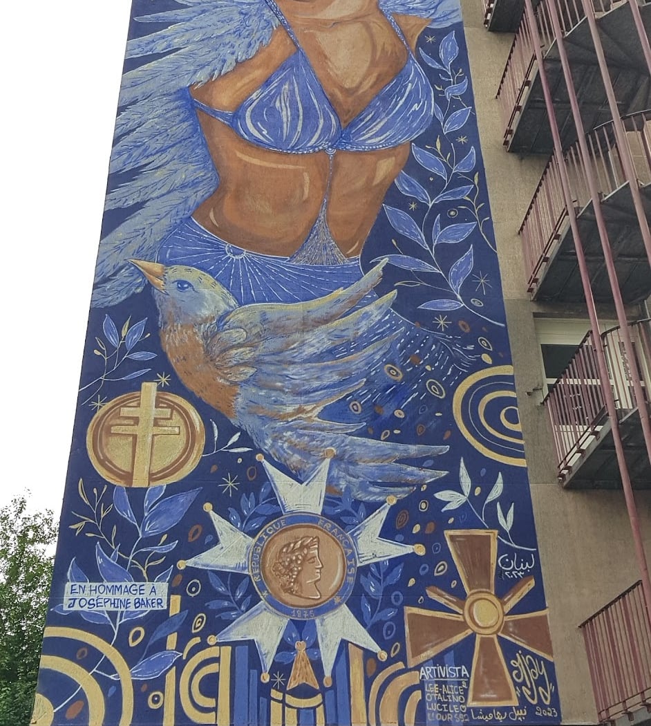 Fresque murale Joséphine Baker 1