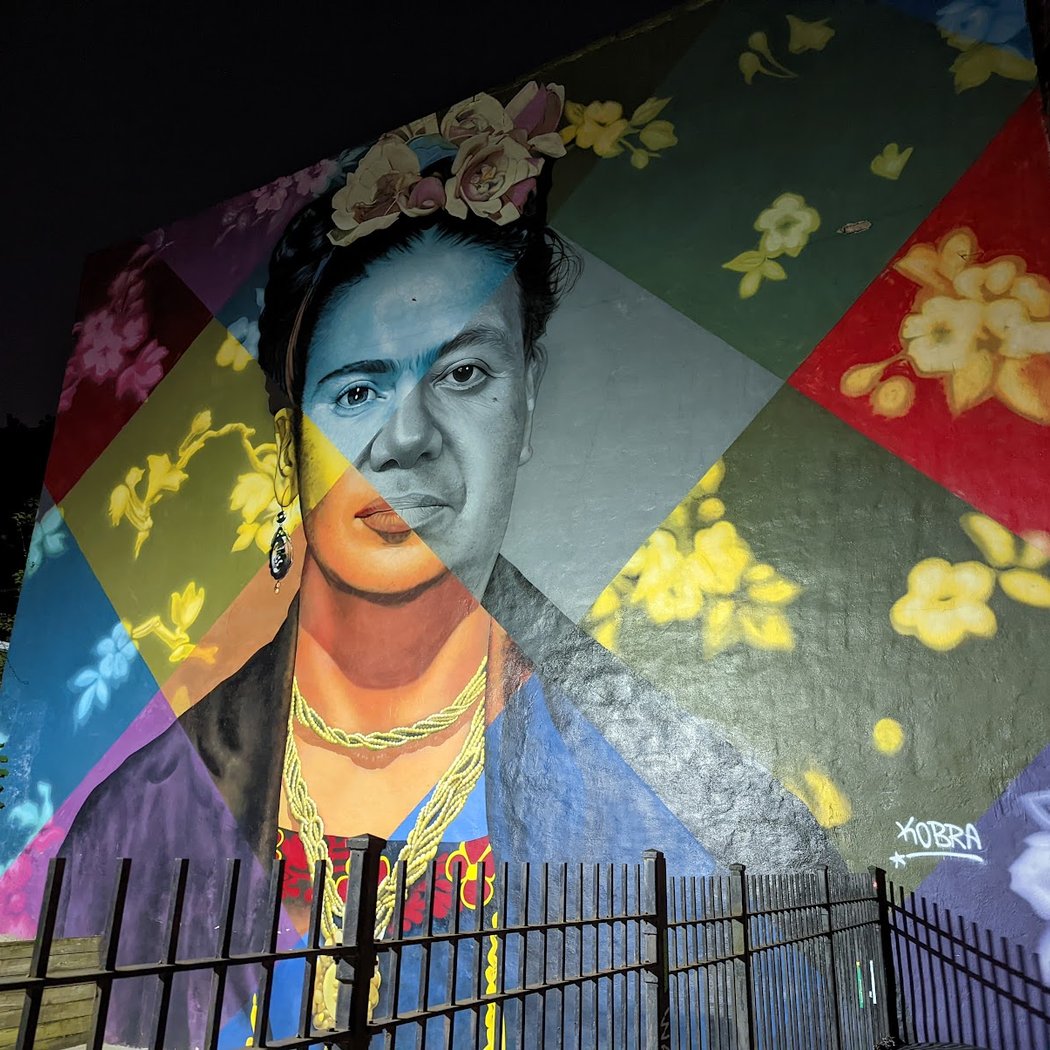 Kobra's Frida Kahlo Mural 3