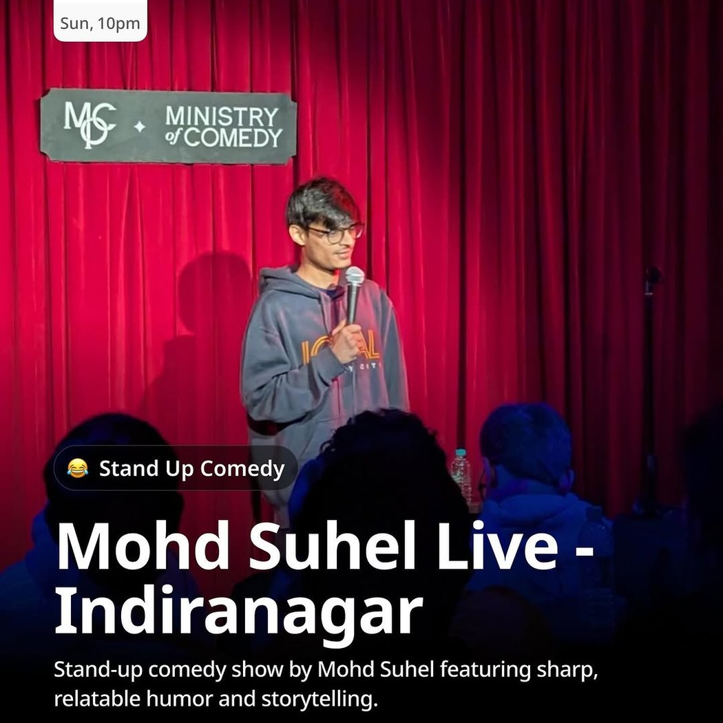 Mohd Suhel Live 1