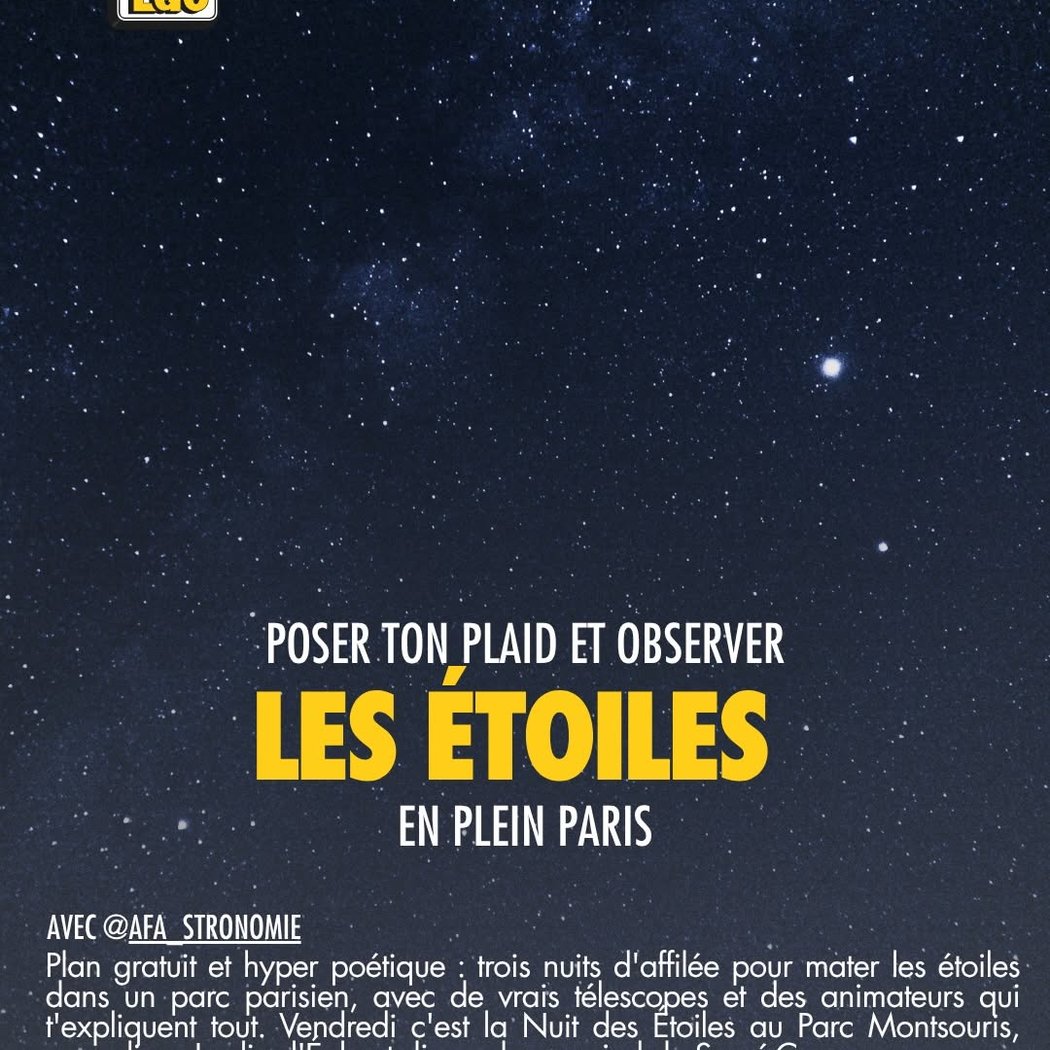 Nuit des étoiles 1