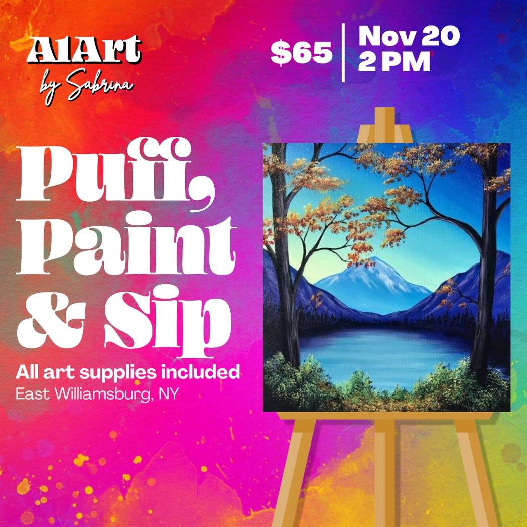 Puff, Paint and Sip Art Studio 1