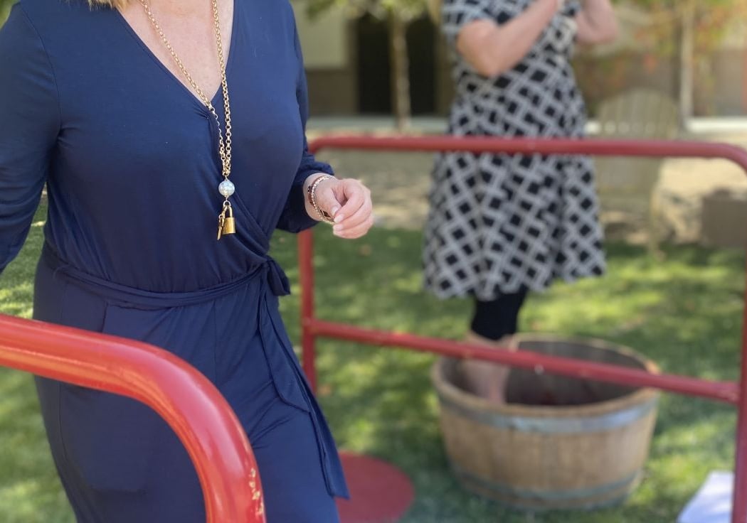 Grape Stomp at Grgich Hills 1