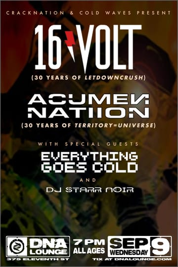16 Volt + Acumen Nation 1