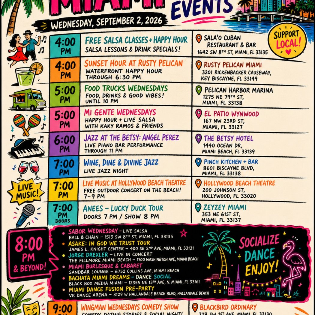 Free Salsa Classes + Happy Hour 2