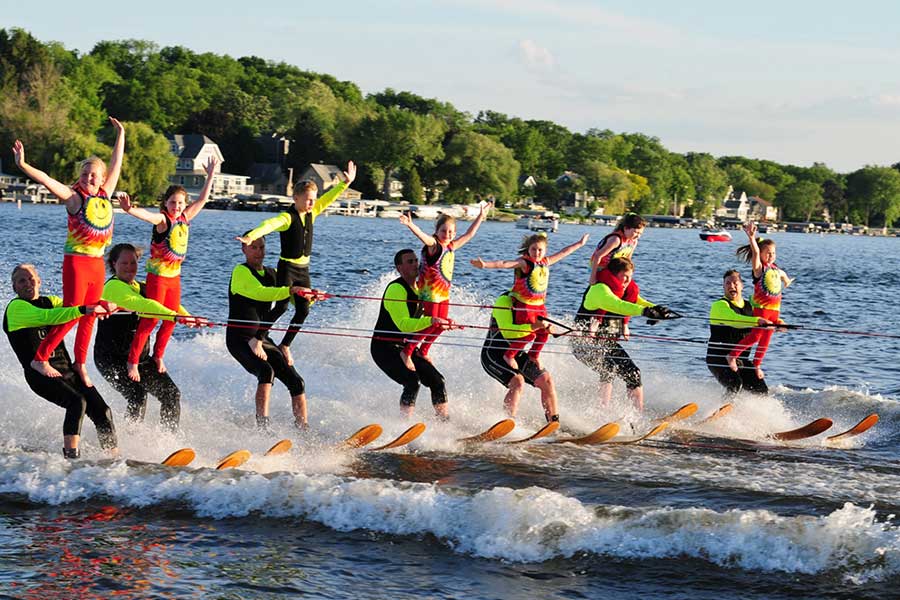 Pewaukee Lake Waterski Show 1