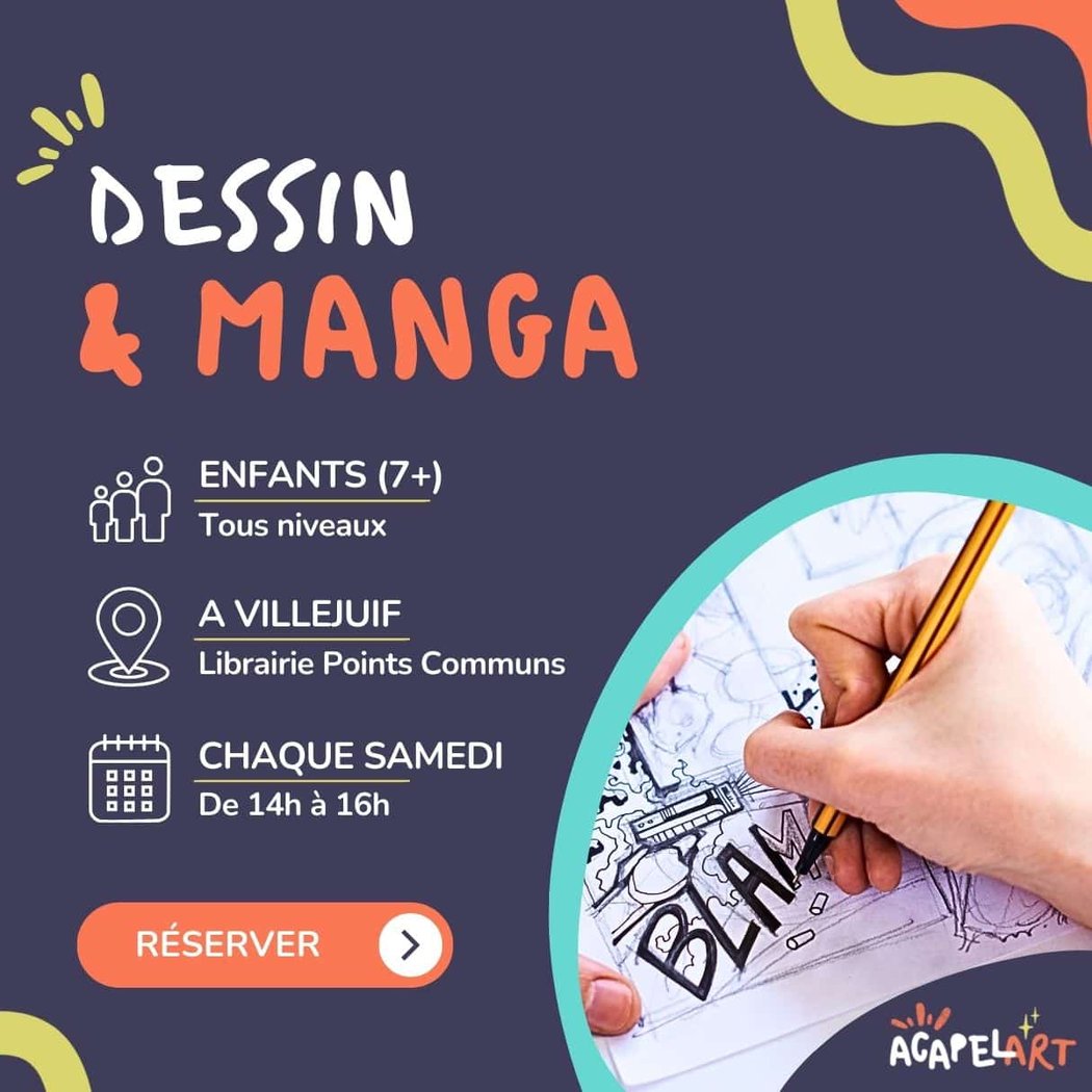 Cours de dessin & manga enfants 2025-26 1