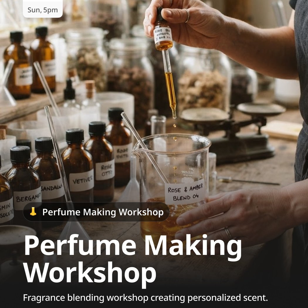 Perfume Making Workshop 1