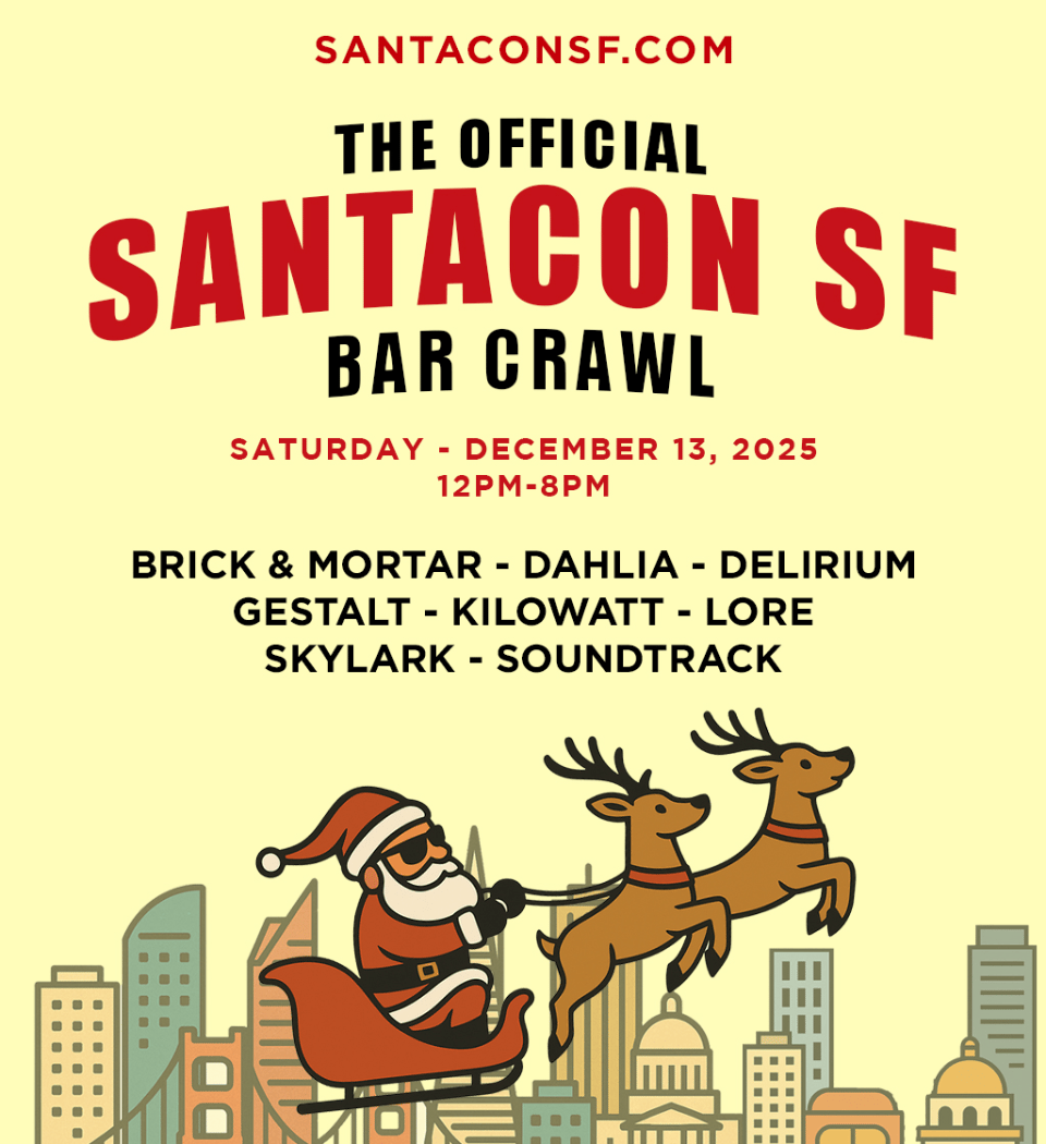 The Official Santa Con SF Bar Crawl 1