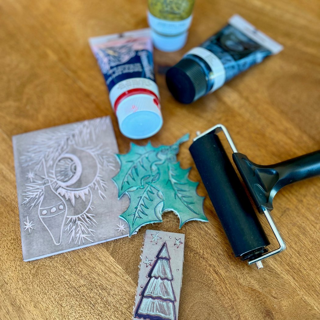 Block Printing Basics-Holiday Edition 3
