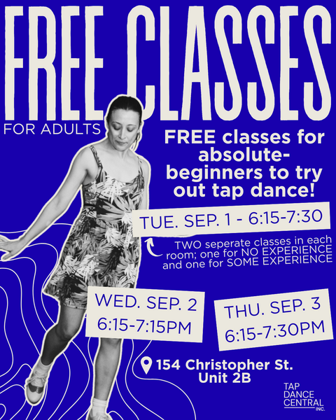 FREE Absolute Beginner Tap Class