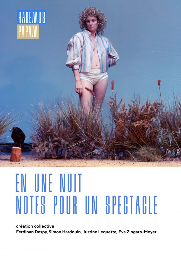 En une nuit - Notes pour un spectacle 1