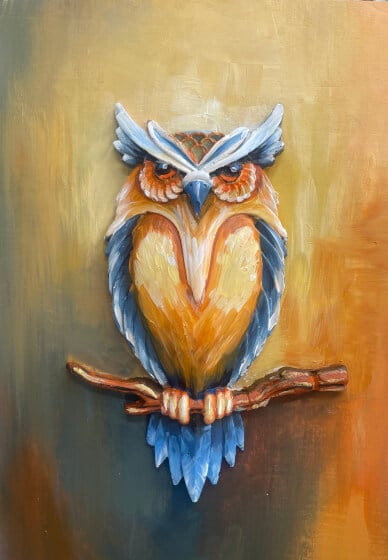 Texture Painting Art Class 1