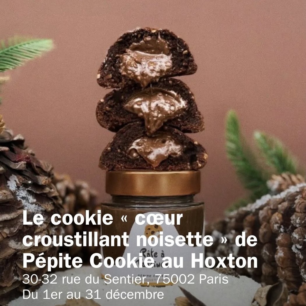 Cookie « cœur croustillant noisette » de Pépite Cookie 1