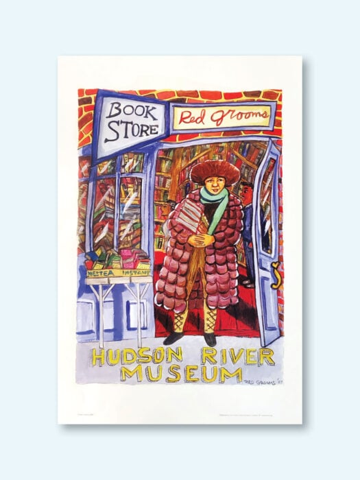 Red Grooms: Drawing 'The Bookstore' 1