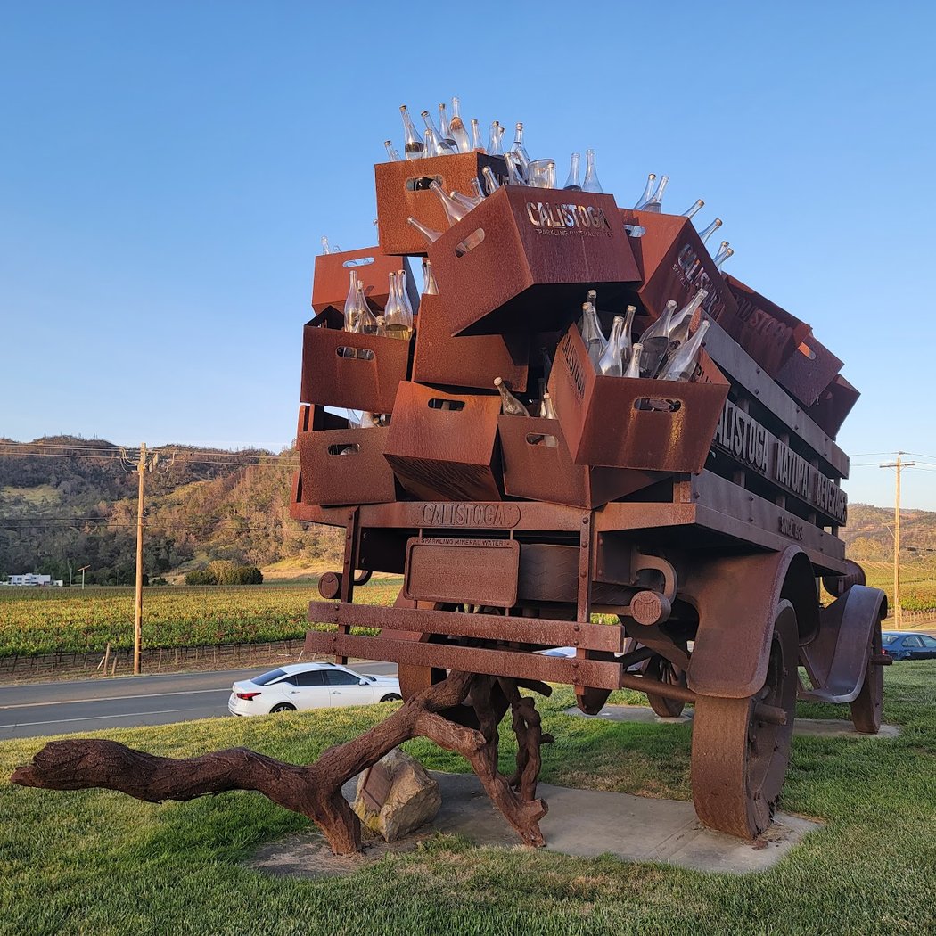Calistoga Water Truck Sculpture 3