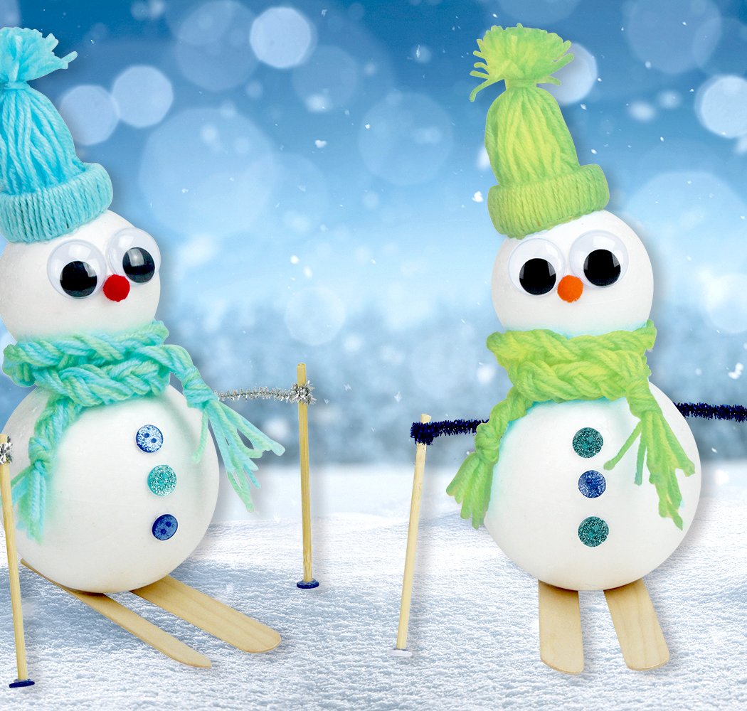 ATELIER CREATIF 4-5 ANS : Création d'un bonhomme de neige ☃️ 1