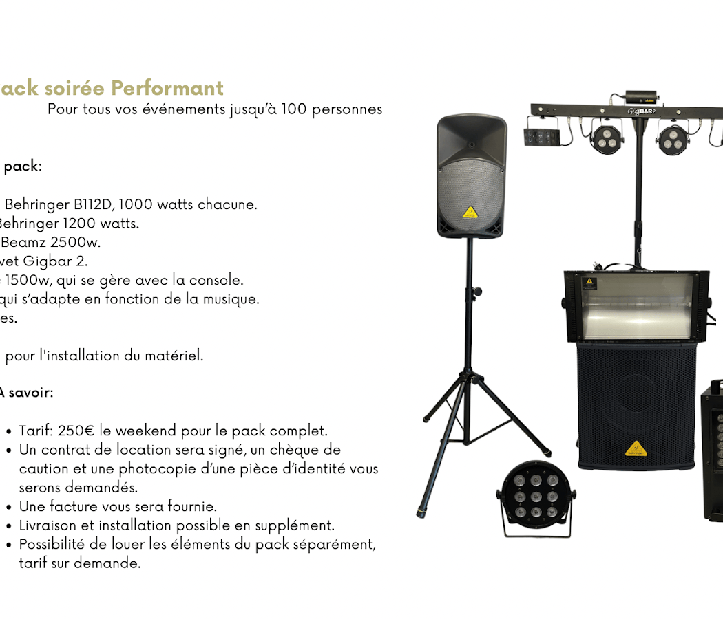 La Kasa Event | Location - Sonorisation - Éclairage - DJ | La Rochelle 3
