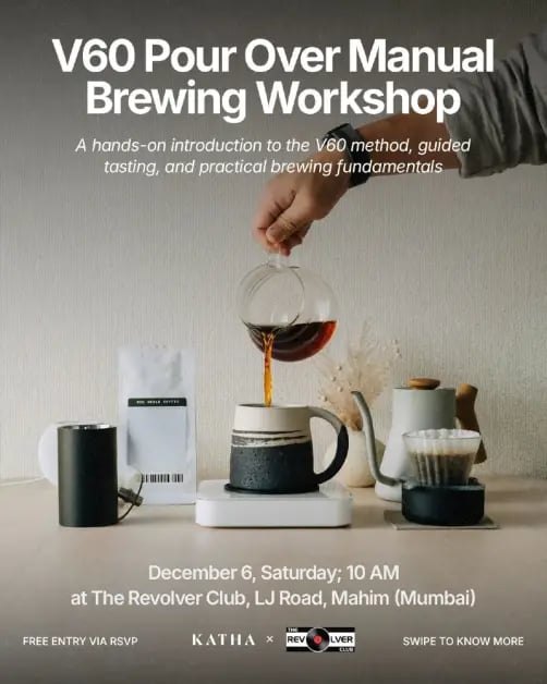 V60 Pour Over Manual Brewing Workshop 1