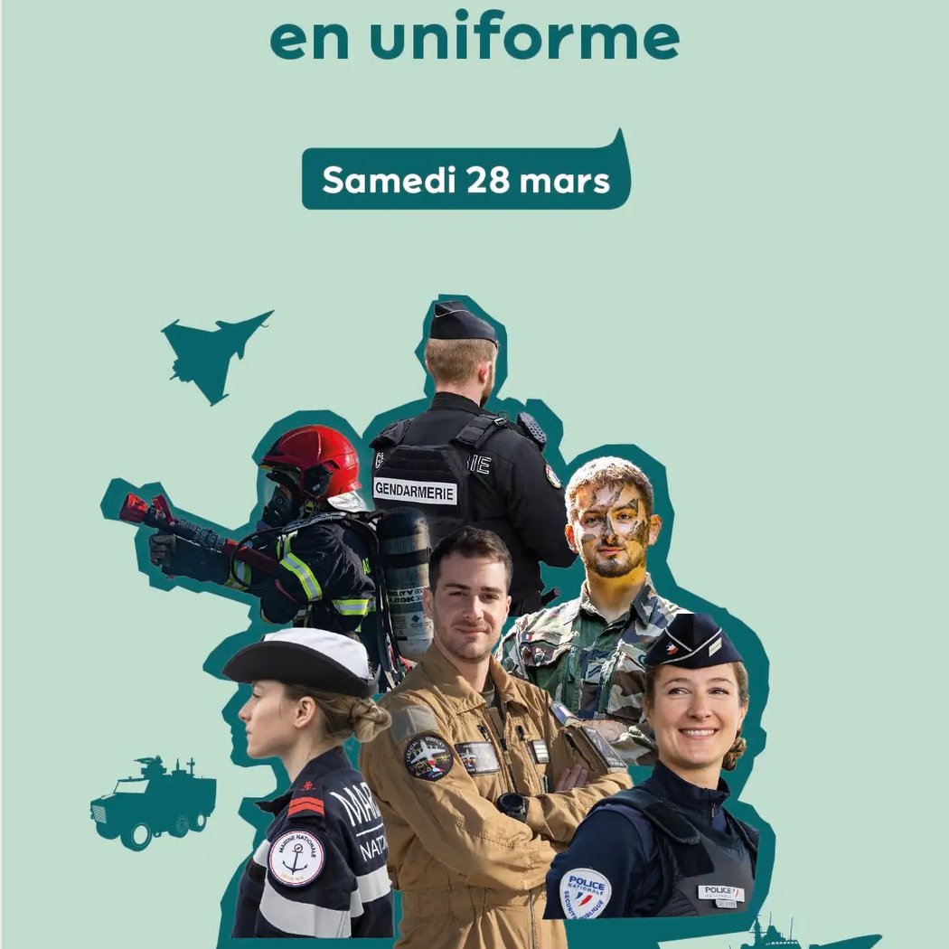 Journée des métiers en uniforme 1