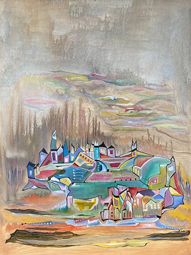 Intuitive Abstraction Anna Gelman solo exhibition 1