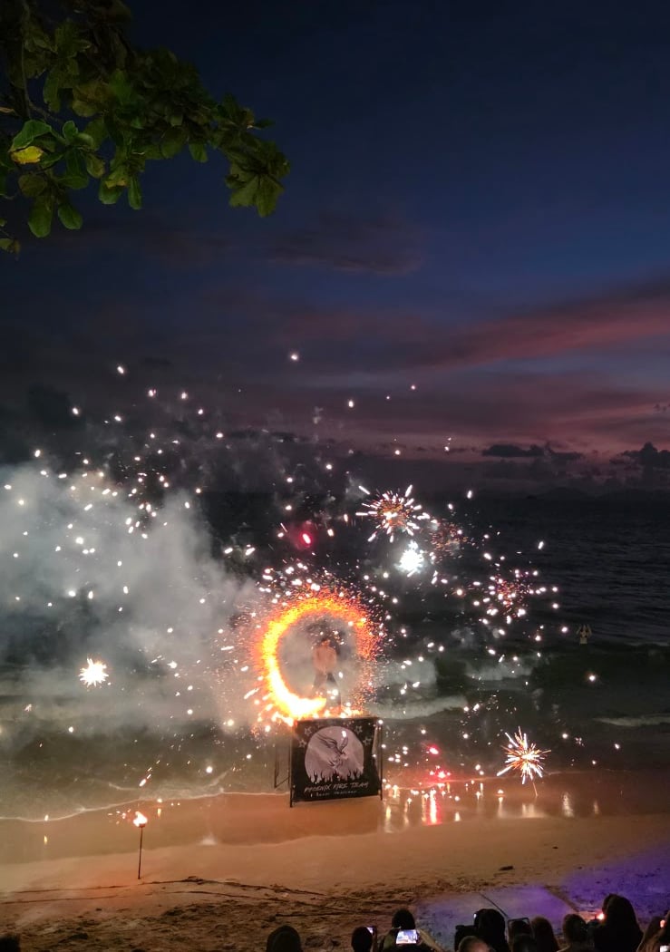 Fire Show - Ao Nang beach Krabi 2