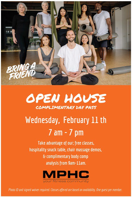Open House Wednesday February 11th 1