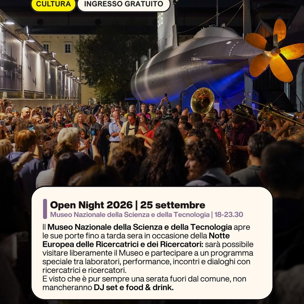 Open Night 2026 (Notte Europea delle Ricercatrici e dei Ricercatori)
