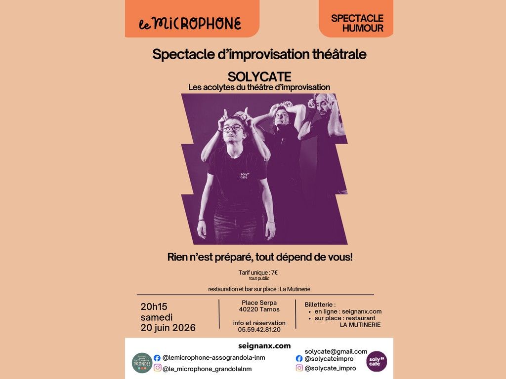 Spectacle d’improvisation théâtrale 1