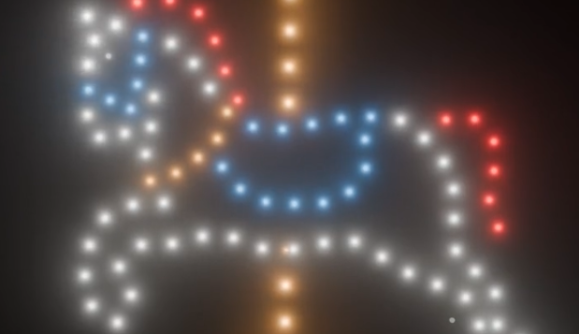 Adventureland Hosts Very First Drone Show 1