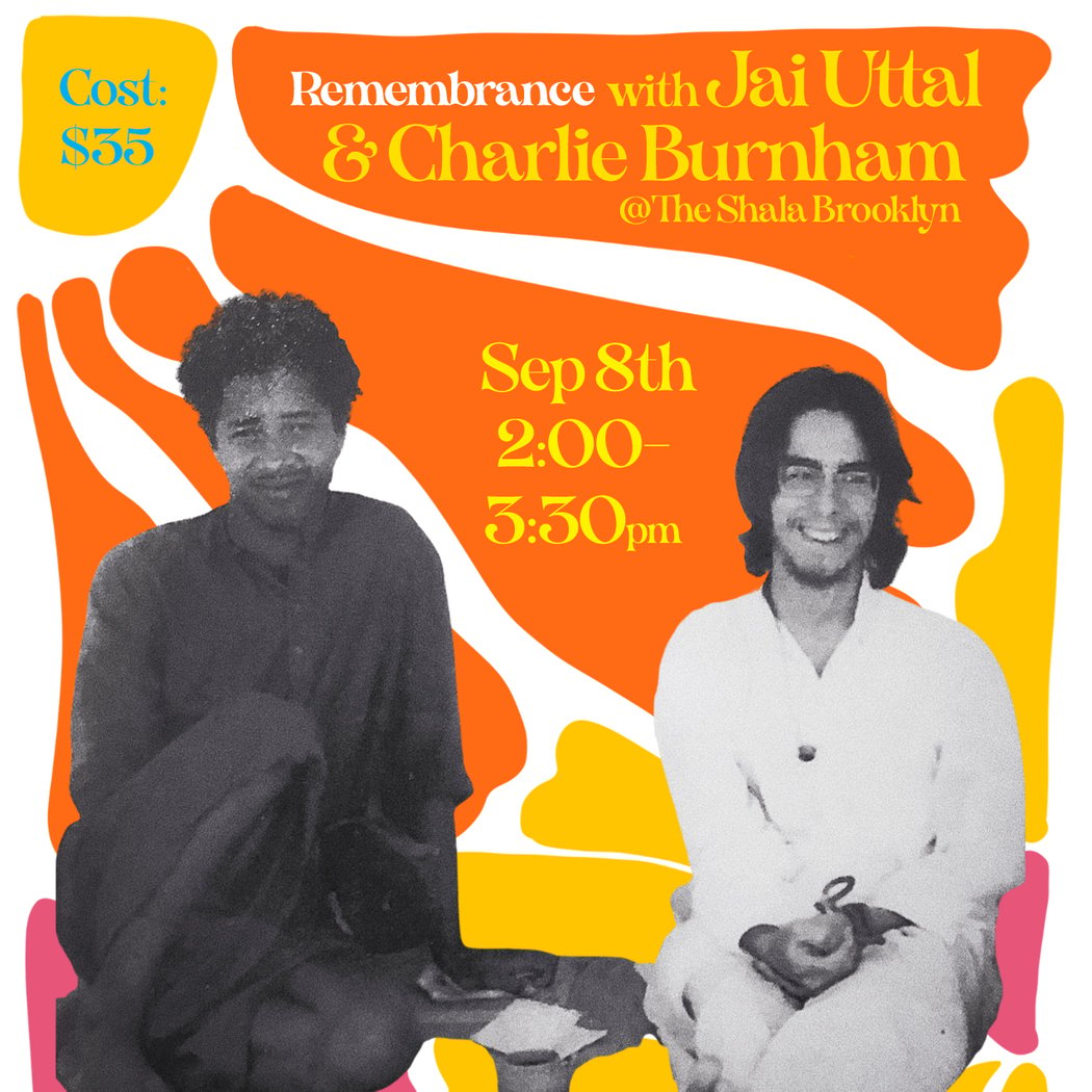 Remebrance with Jai Uttal & Charlie Burnham