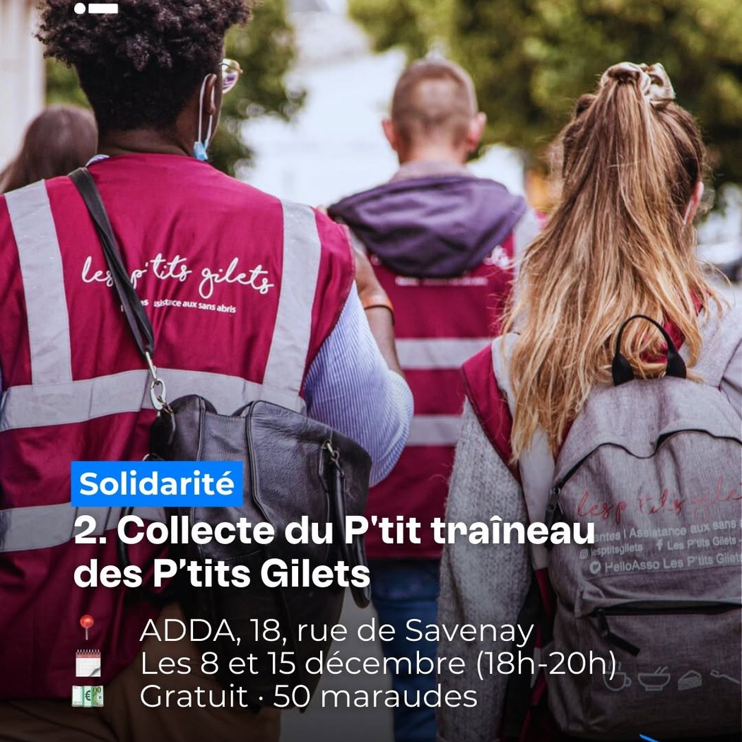 Collecte du P’tit Traîneau des P’tits Gilets 1