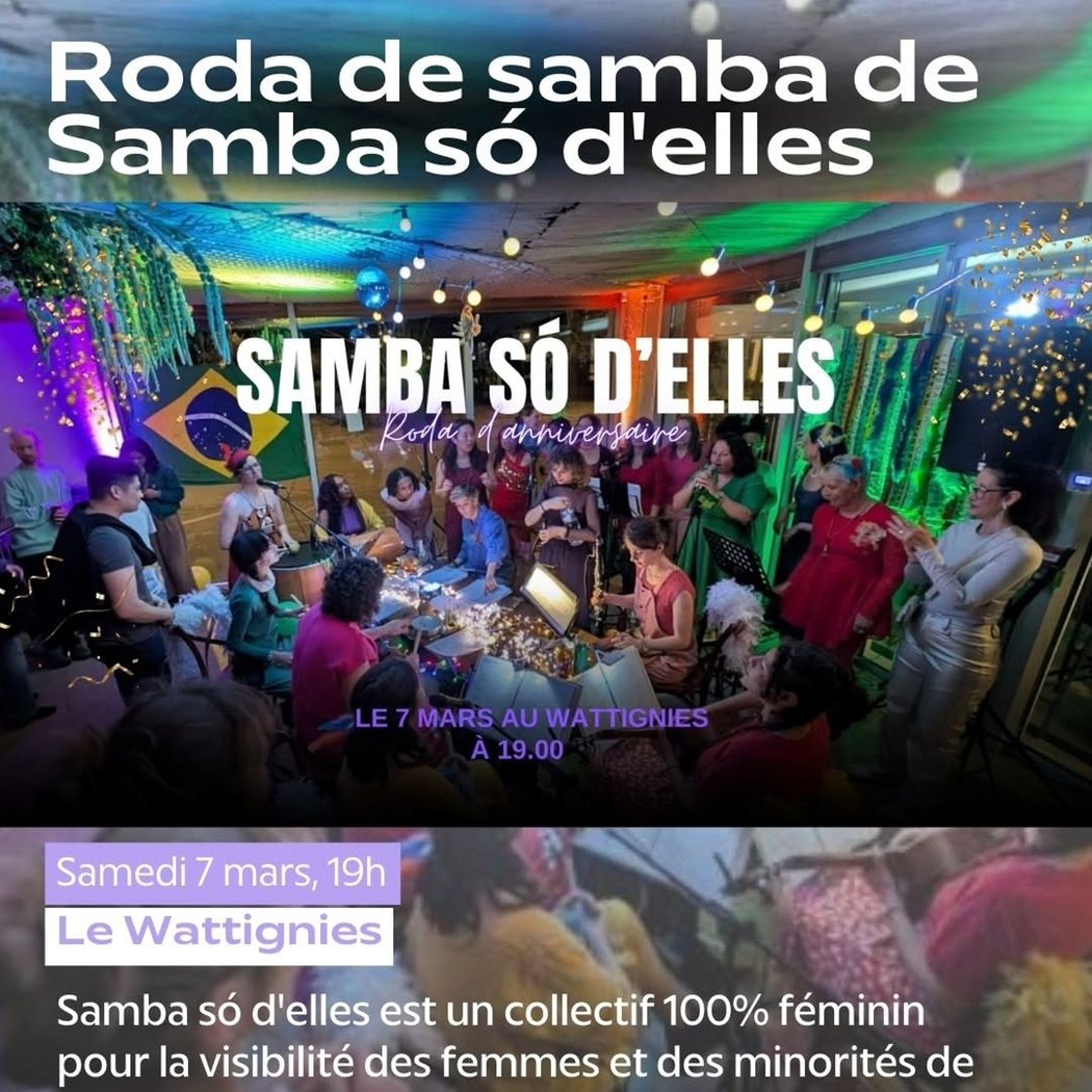 Roda de samba de Samba só d'elles 1