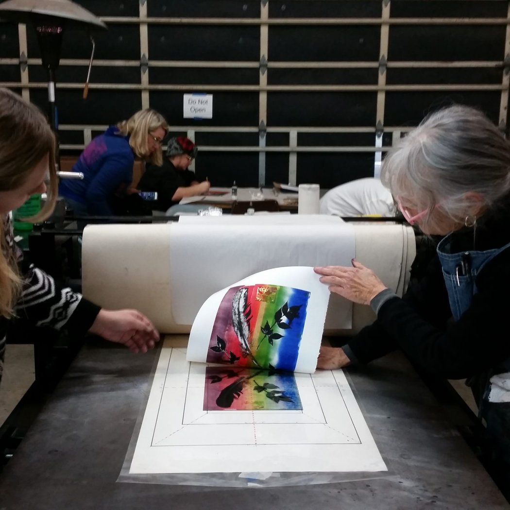Monotype Printing Workshop 1