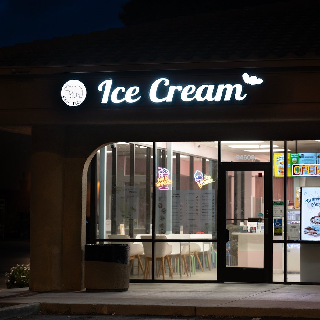 Polar Bear Rolled Ice Cream 2