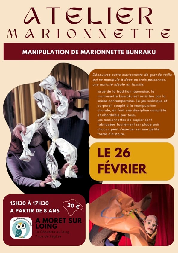Atelier Marionnette Bunraku 1