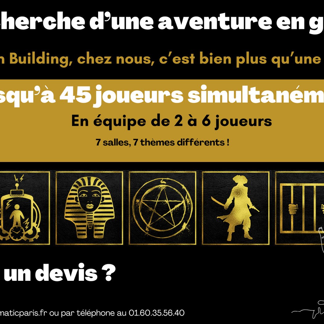 ENIGMATIC LIVE ESCAPE GAME MARNE-LA-VALLÉE 1