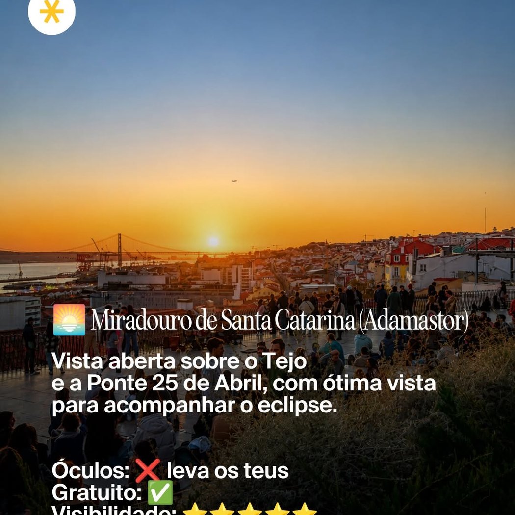 Observação do eclipse solar 1