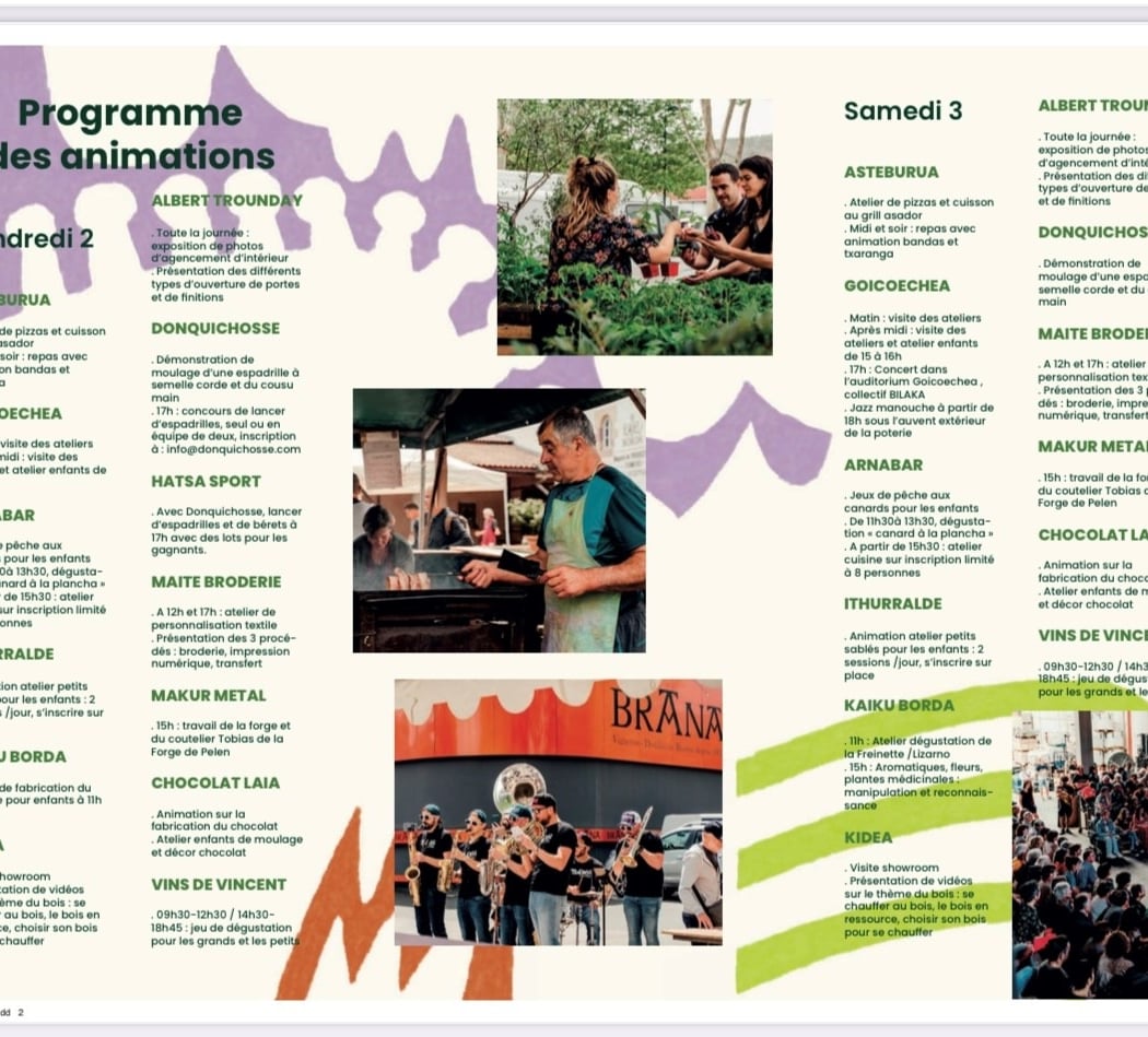 Programme des Portes Ouvertes 1