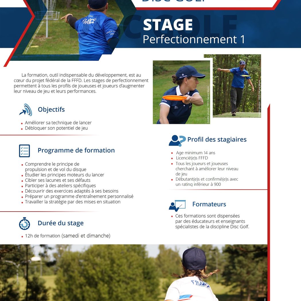Stage perfectionnement – Disc Golf 1