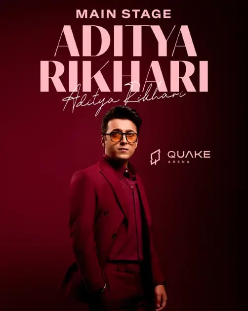 Aditya Rikhari - Main Stage Live At Quake Arena 1